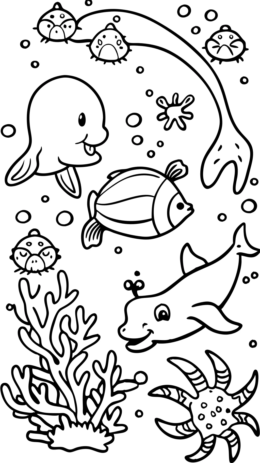 coloring pages of the ocean